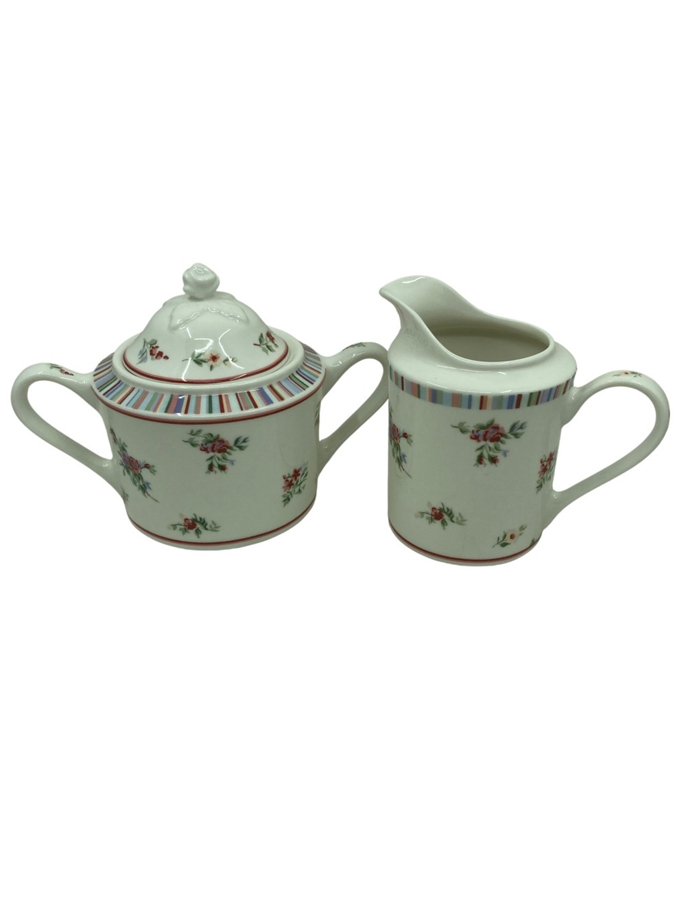 Laura Ashley High Tea Cream and Sugar Bone China Set